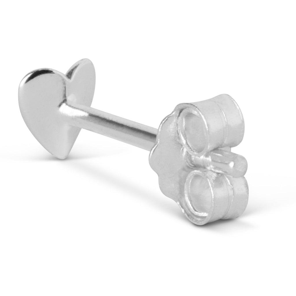 LULU Copenhagen Heart Wings boucle d'oreille 1 pièce Ear stud, 1 pcs Silver