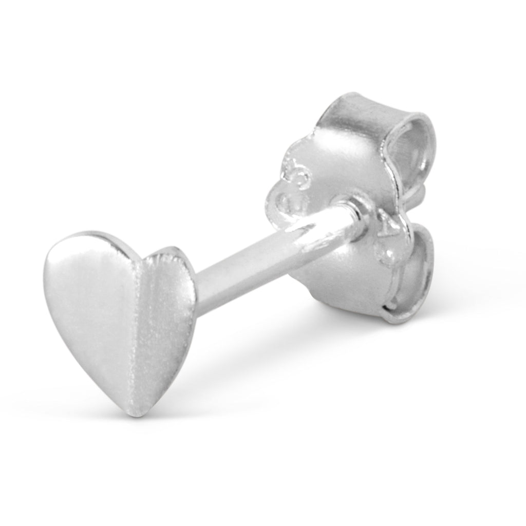 LULU Copenhagen Heart Wings boucle d'oreille 1 pièce Ear stud, 1 pcs Silver