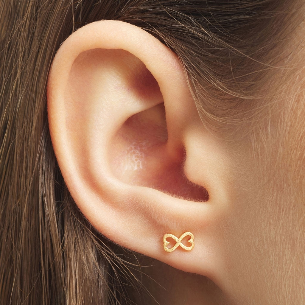 LULU Copenhagen Infinite Love 1 pièce Ear stud, 1 pcs Gold Plated