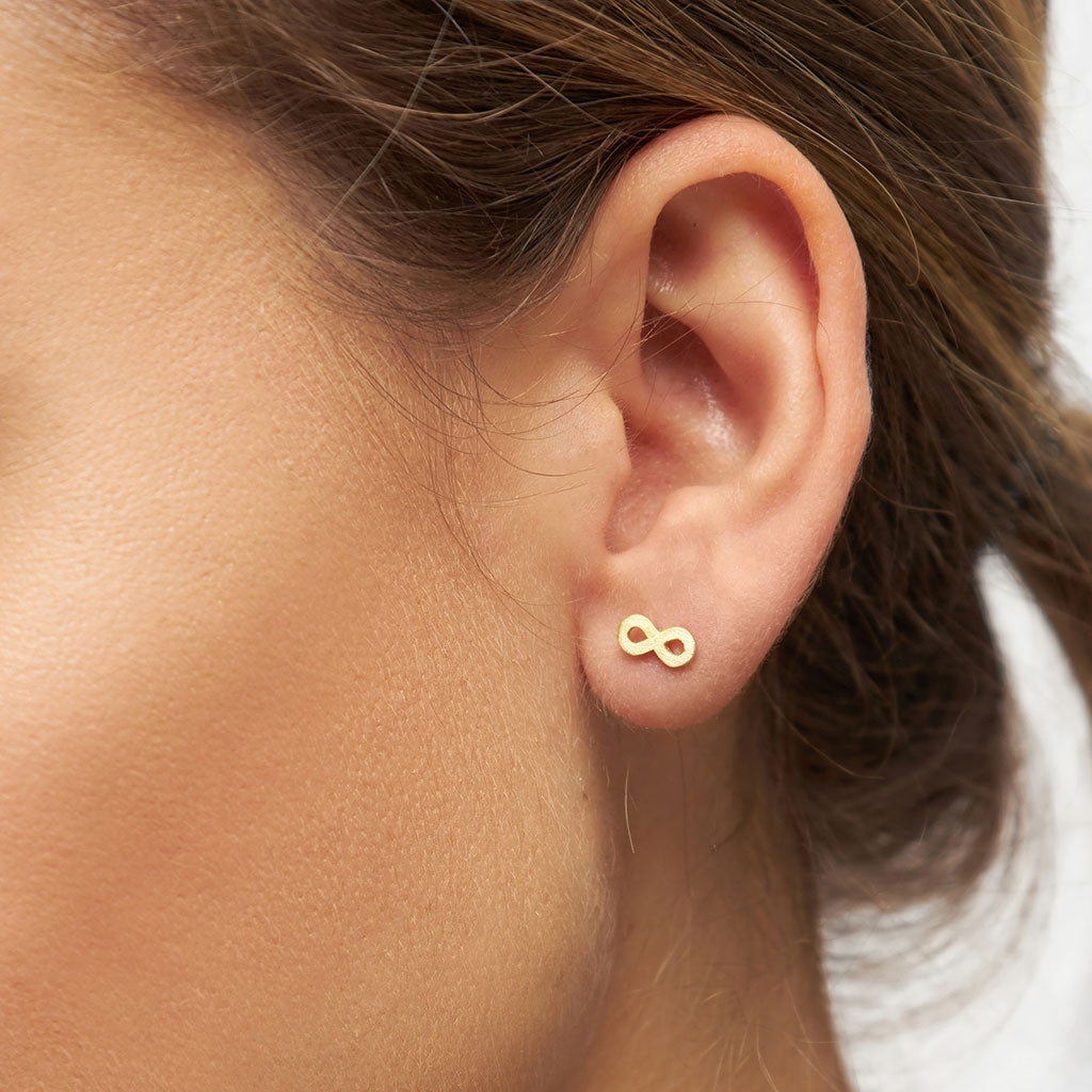 LULU Copenhagen Infinity boucle d'oreille 1 pièce Ear stud, 1 pcs Gold Plated