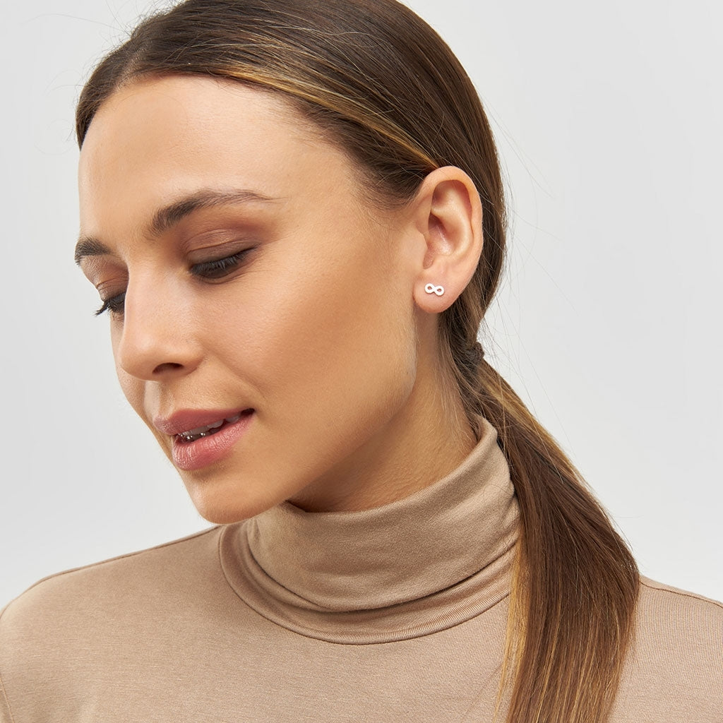 LULU Copenhagen Infinity boucle d'oreille 1 pièce Ear stud, 1 pcs Silver