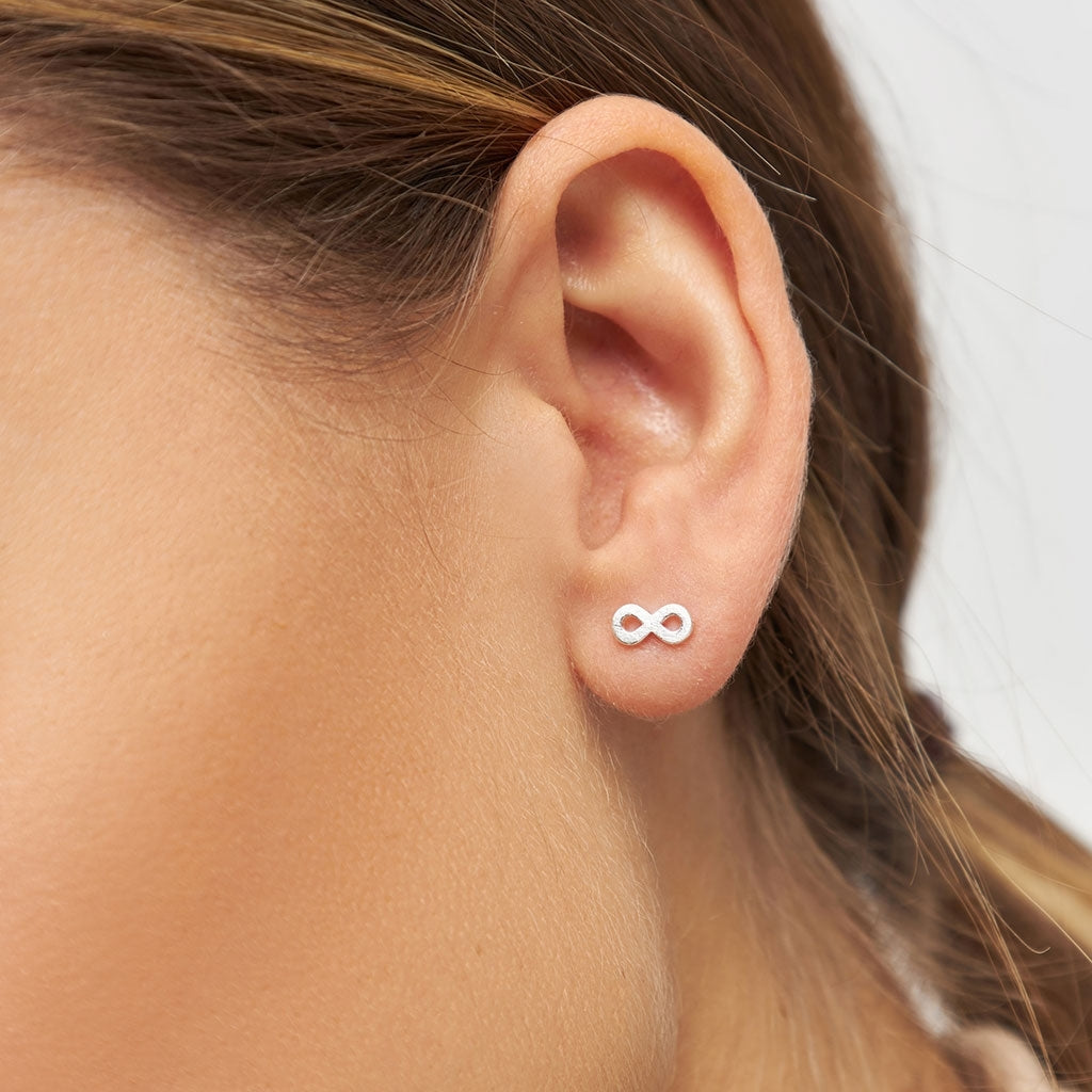 LULU Copenhagen Infinity boucle d'oreille 1 pièce Ear stud, 1 pcs Silver