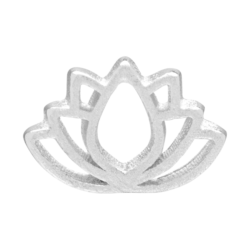 LULU Copenhagen Lotus boucle d'oreille 1 pièce Ear stud, 1 pcs Silver