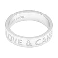 Love & Cake Anneau - Plaqué - Silver