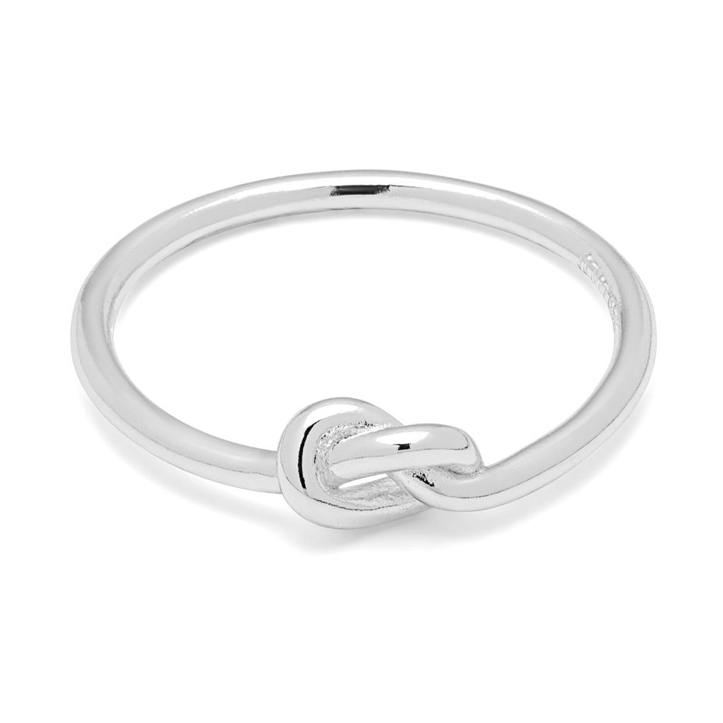 LULU Copenhagen Love Knot Ring argent Rings Silver