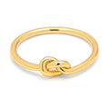 Love Knot Ring en argent plaqué or - Gold Plated