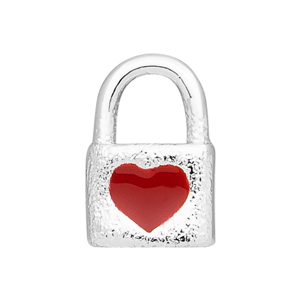 LULU Copenhagen Love Lock 1 pièce Ear stud, 1 pcs Silver Plated