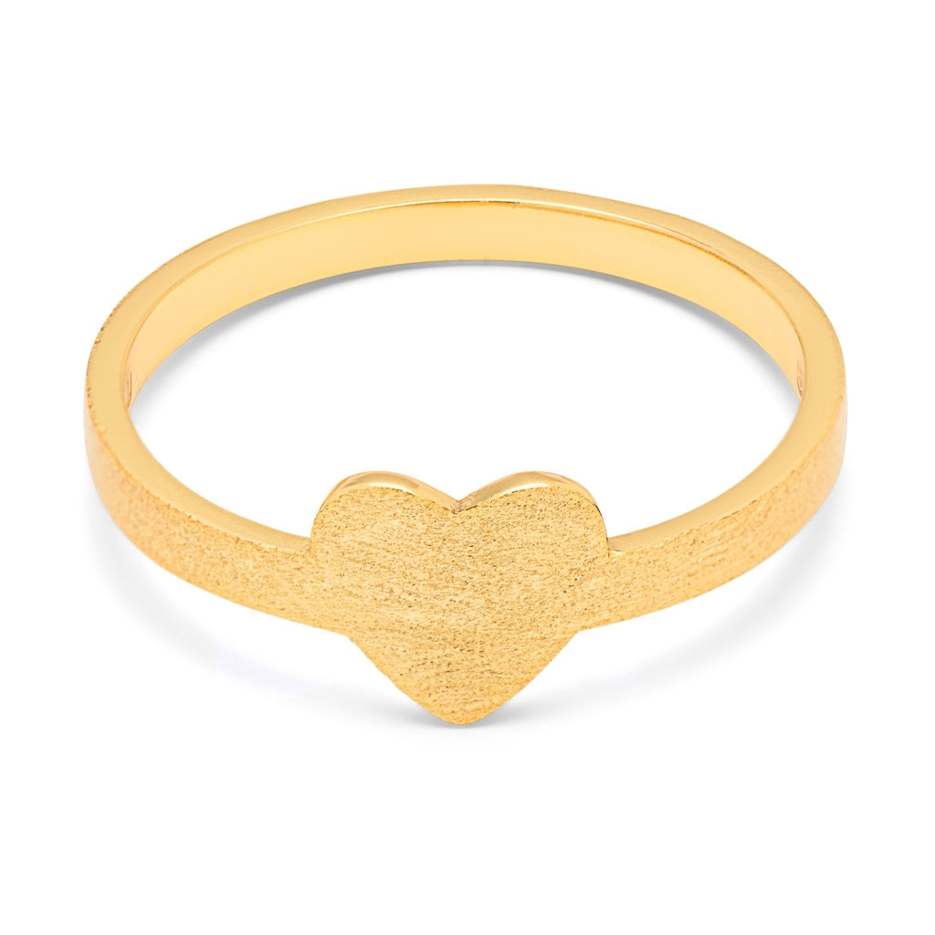 LULU Copenhagen Love Ring Rings Gold Plated
