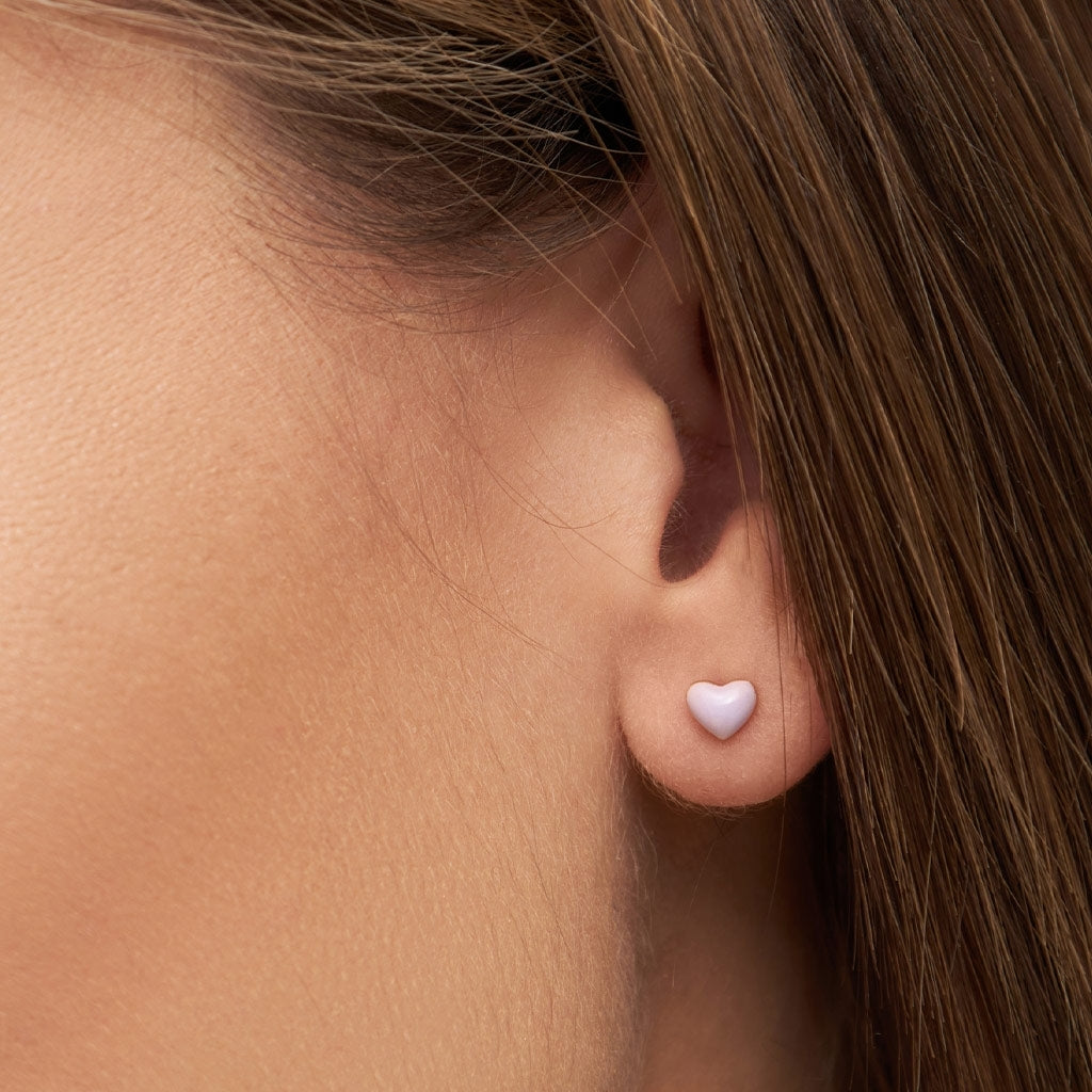 LULU Copenhagen Love U boucle d'oreille 1 pièce Ear stud, 1 pcs Purple
