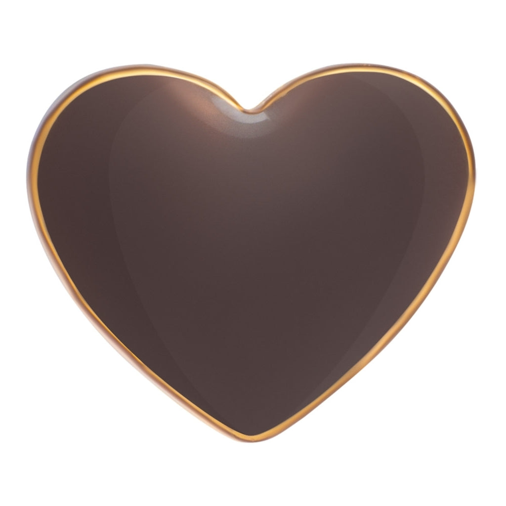 LULU Copenhagen Love U Boucle d'oreille 1 pièce Ear stud, 1 pcs Cocoa Powder