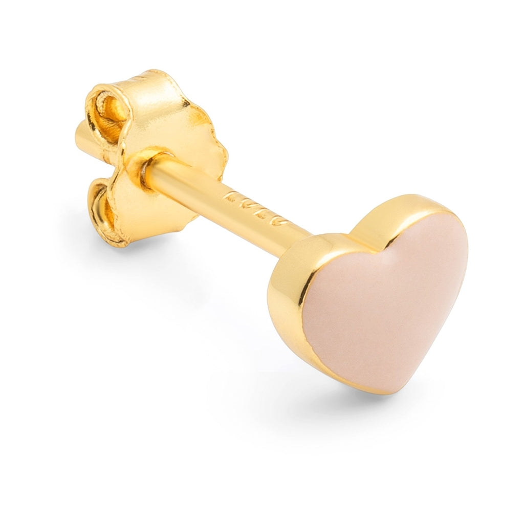 LULU Copenhagen Love U Boucle d'oreille 1 pièce Ear stud, 1 pcs Dusty Peach