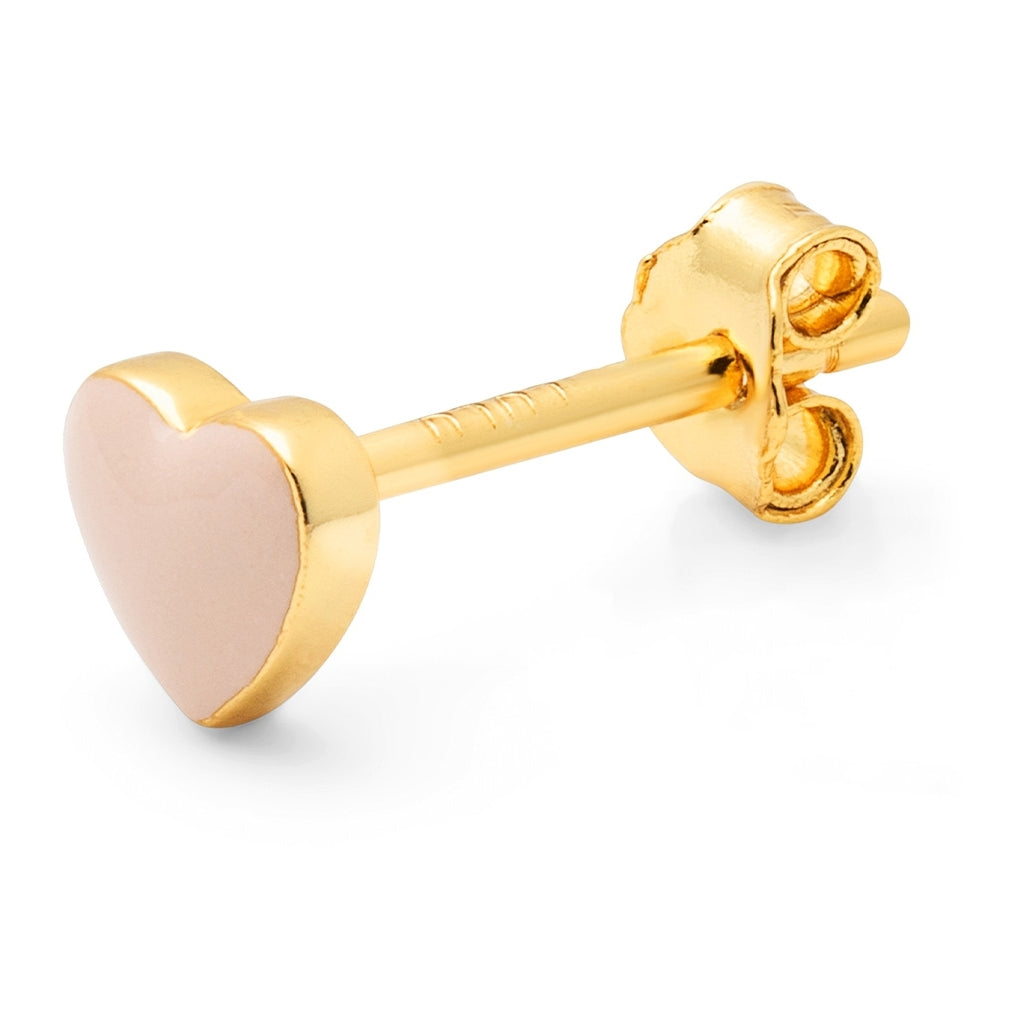 LULU Copenhagen Love U Boucle d'oreille 1 pièce Ear stud, 1 pcs Dusty Peach