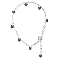 Love U Bracelet plaqué argent - Cocoa Powder