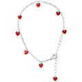 Love U Bracelet plaqué argent - Passion Red