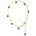 Love U Bracelet plaqué or - Cocoa Powder