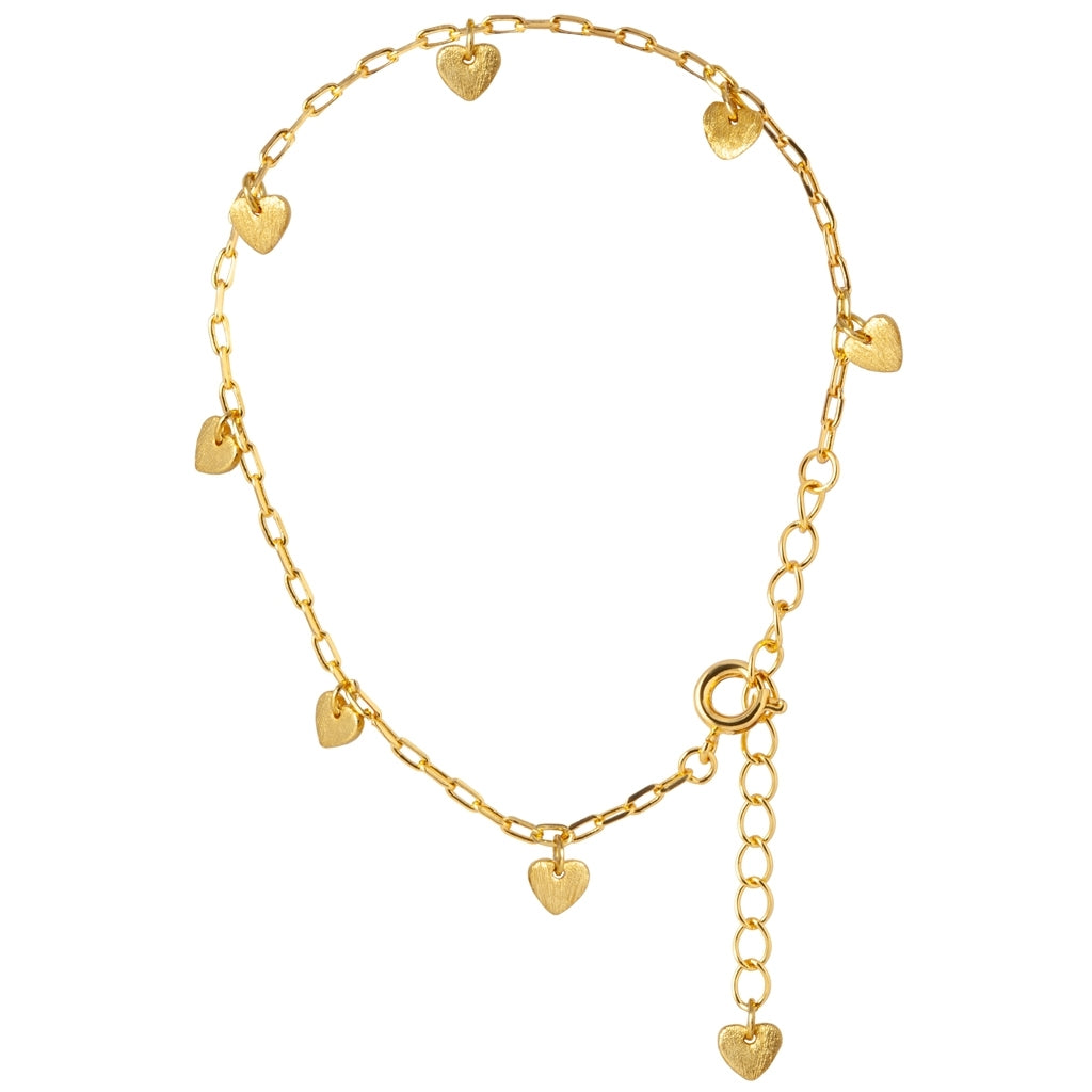 LULU Copenhagen Love U Bracelet plaqué or Bracelets Gold Plated