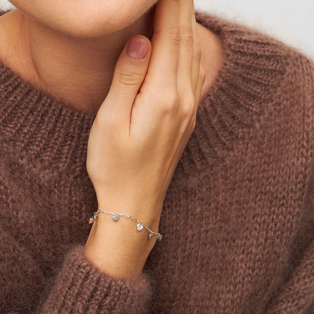 LULU Copenhagen Love U Bracelet plaqué argent Bracelets Silver Plated