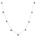 Love U Collier plaqué argent - Cocoa Powder