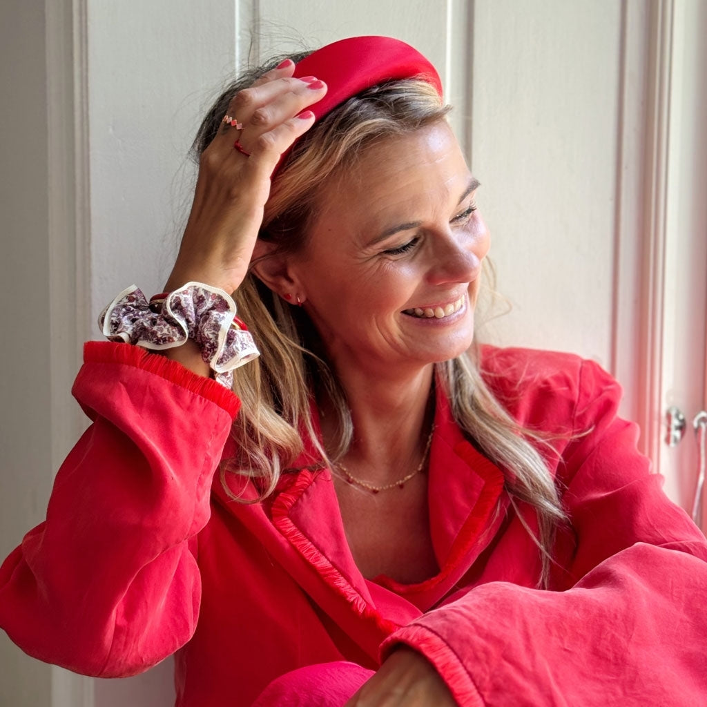 LULU Copenhagen Love U Collier plaqué or Necklaces Passion Red
