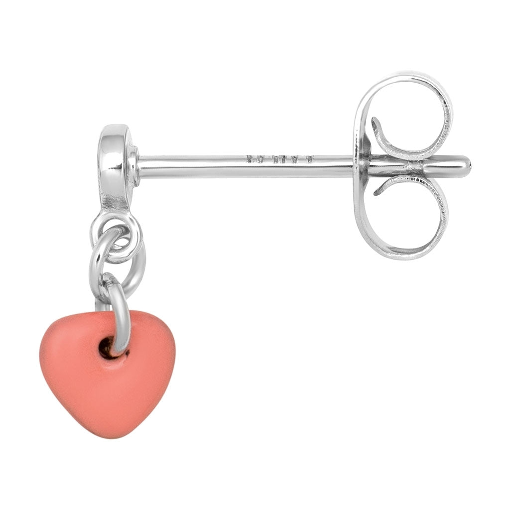 LULU Copenhagen Love U Dangling boucle d'oreille 1 pièce Ear stud, 1 pcs Burnt Coral