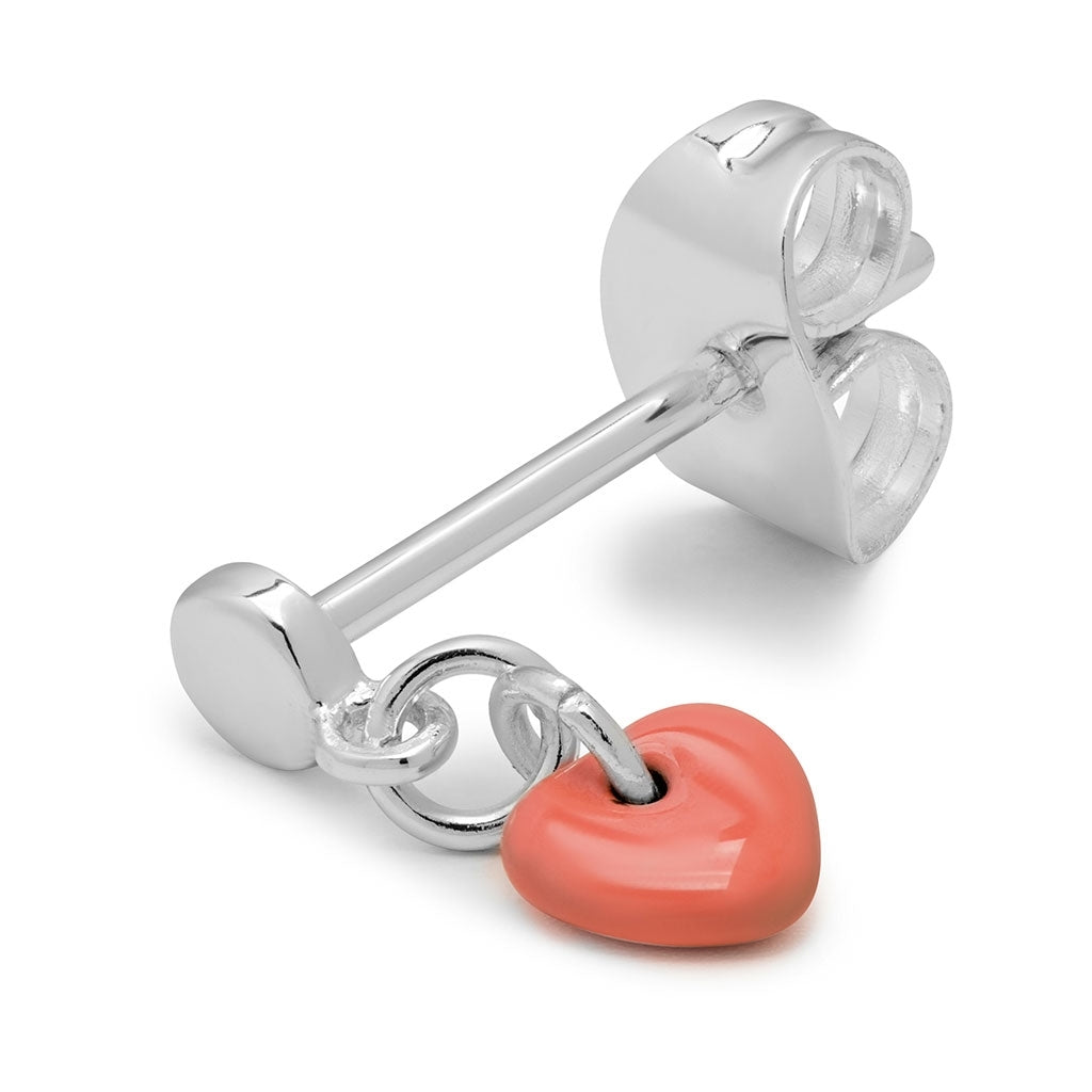 LULU Copenhagen Love U Dangling boucle d'oreille 1 pièce Ear stud, 1 pcs Burnt Coral
