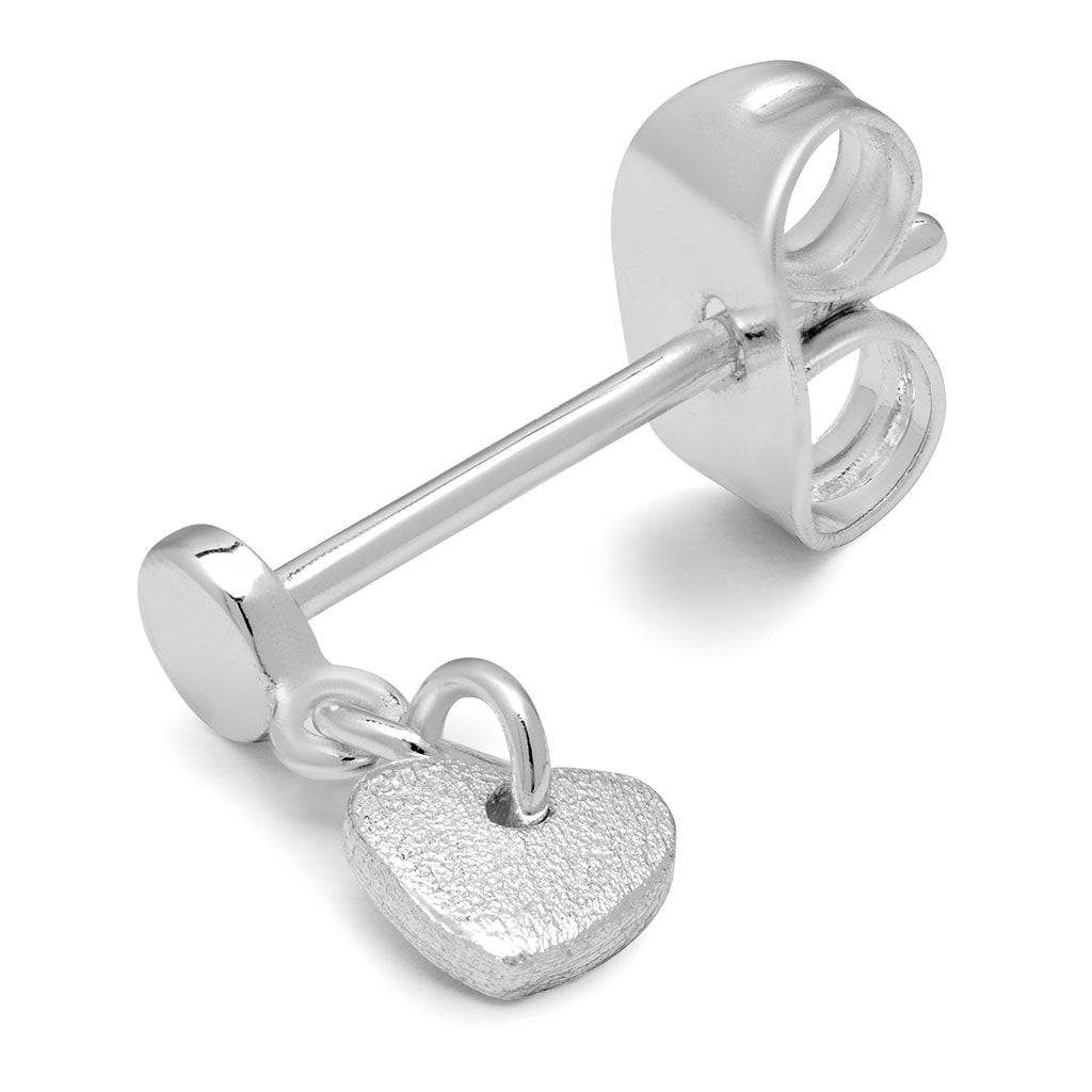 LULU Copenhagen Love U Dangling boucle d'oreille 1 pièce Ear stud, 1 pcs Silver Plated
