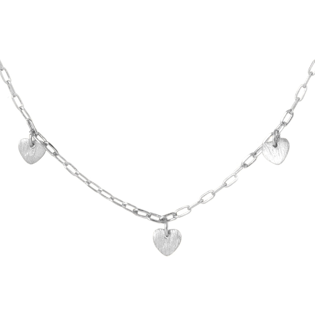 LULU Copenhagen Love U Collier plaqué argent Necklaces Silver Plated