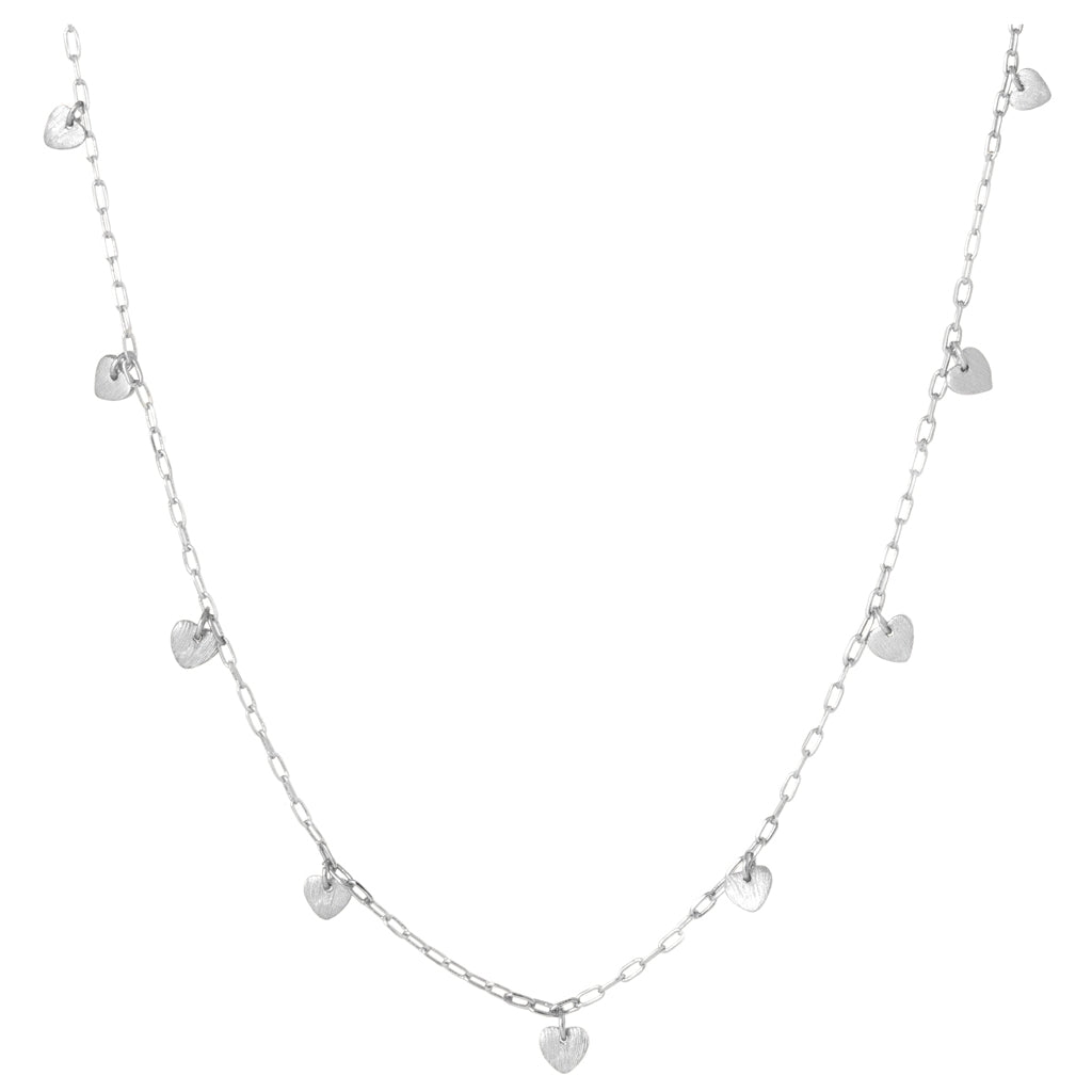LULU Copenhagen Love U Collier plaqué argent Necklaces Silver Plated