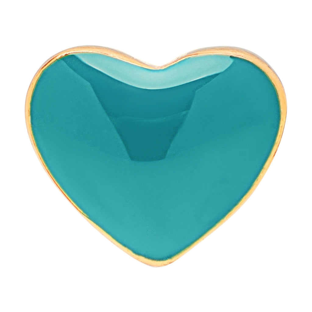 LULU Copenhagen Love U boucle d'oreille 1 pièce Ear stud, 1 pcs Retro Blue