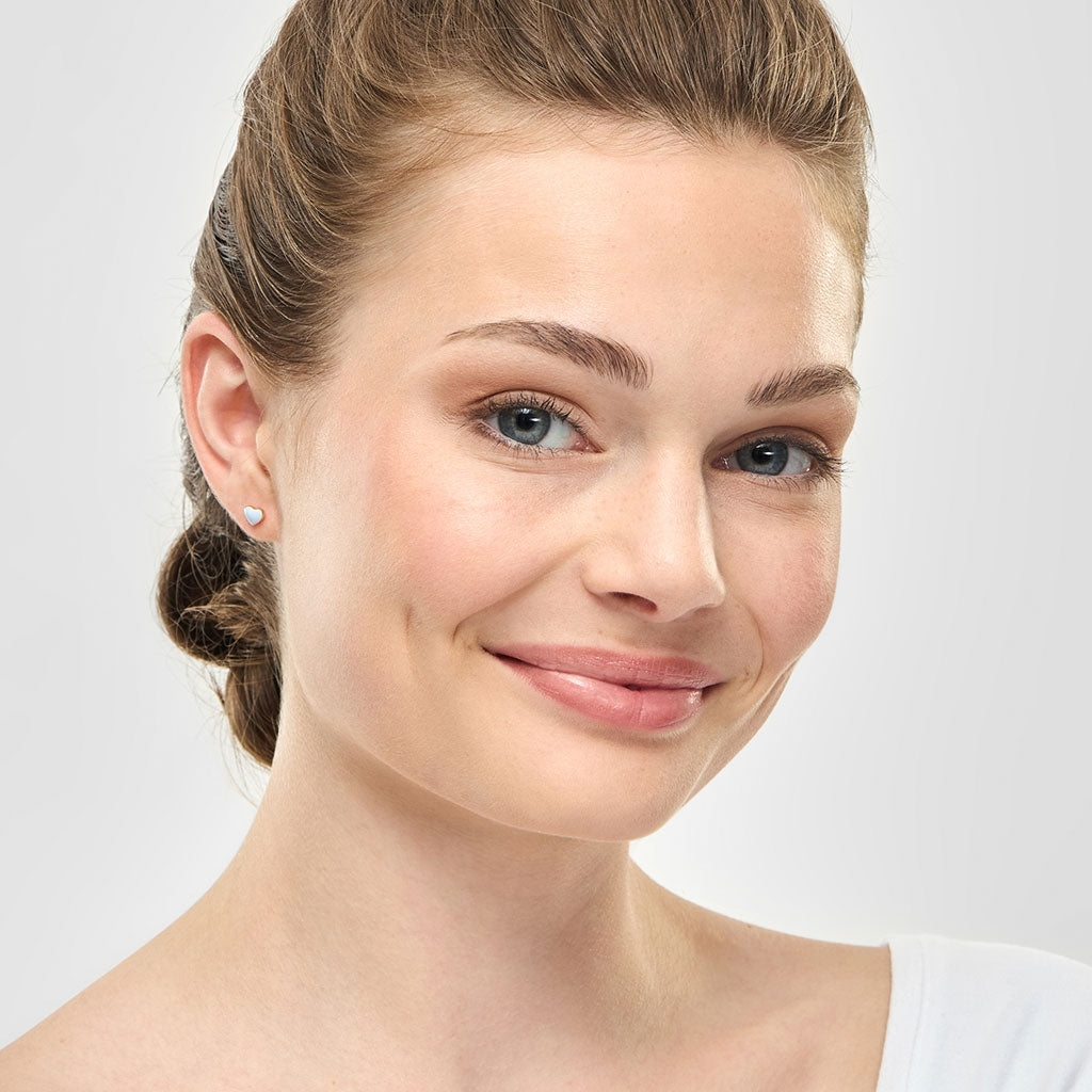 LULU Copenhagen Love U boucle d'oreille 1 pièce Ear stud, 1 pcs Skyride Blue