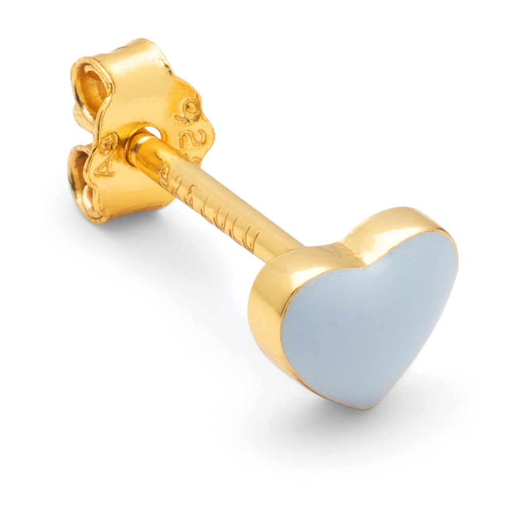 LULU Copenhagen Love U boucle d'oreille 1 pièce Ear stud, 1 pcs Skyride Blue
