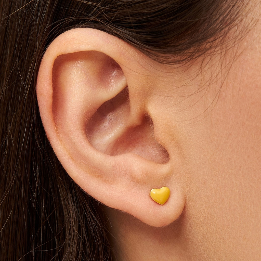 LULU Copenhagen Love U boucle d'oreille 1 pièce Ear stud, 1 pcs Sunflower