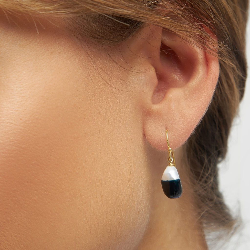LULU Copenhagen LULU Baroque boucle d'oreille 1 pièce Ear stud, 1 pcs Black