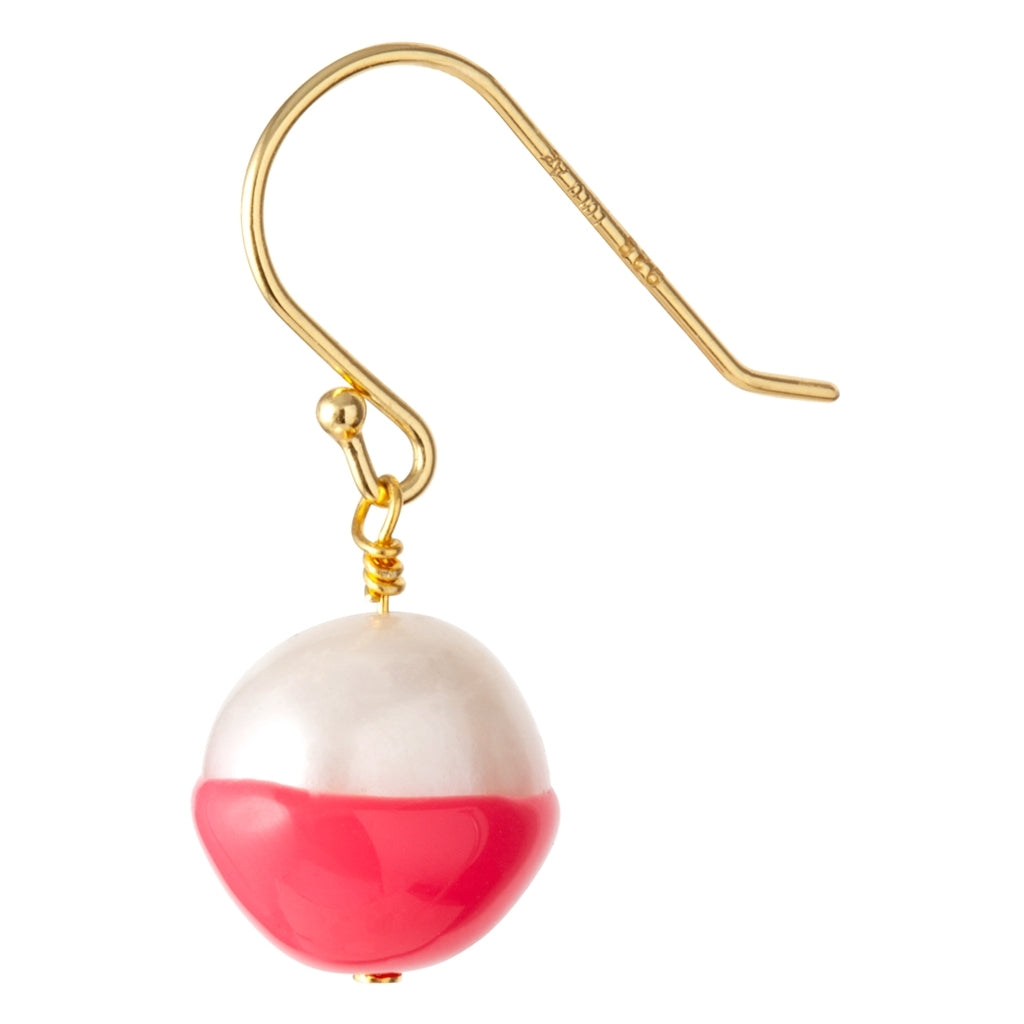 LULU Copenhagen LULU Baroque boucle d'oreille 1 pièce Ear stud, 1 pcs Coral Pink
