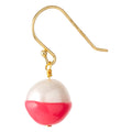 LULU Baroque boucle d'oreille 1 pièce - Coral Pink