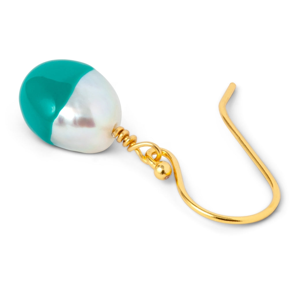 LULU Copenhagen LULU Baroque boucle d'oreille 1 pièce Ear stud, 1 pcs Petrol