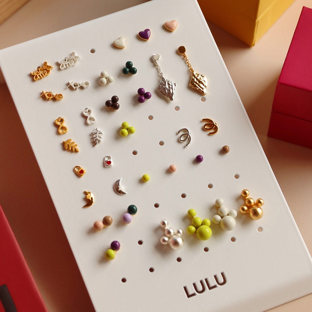 LULU Copenhagen Moon & Star boucle d'oreille 1 pièce Ear stud, 1 pcs Silver