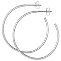 Non Hoops Large paire - Silver Plated