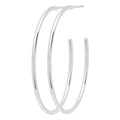Non Hoops Large paire brillant - Silver Plated