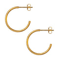 Non Hoops Medium paire - Gold Plated
