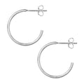 Non Hoops Medium paire - Silver Plated