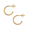 Non Hoops Small paire - Gold Plated