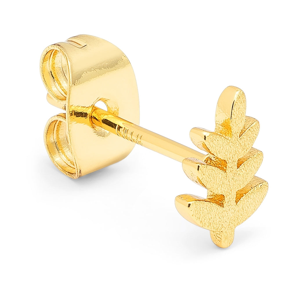 LULU Copenhagen Olive Branch 1 pièce Ear stud, 1 pcs Gold Plated