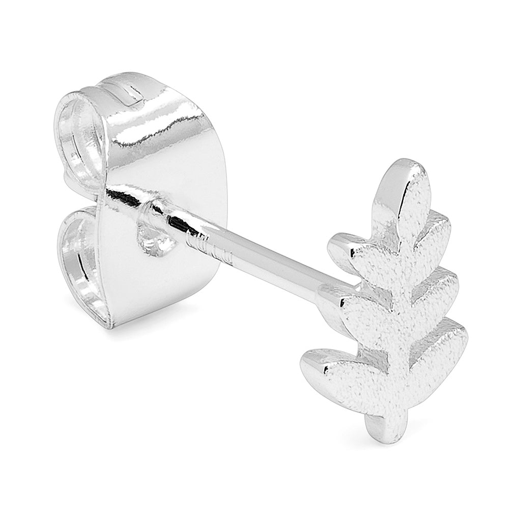 LULU Copenhagen Olive Branch 1 pièce Ear stud, 1 pcs Silver Plated
