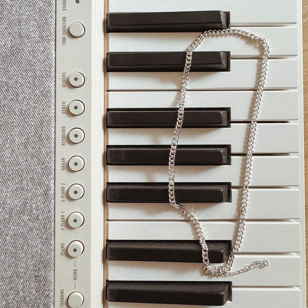 LULU Copenhagen Panzer Collier argenté Necklaces Silver Plated