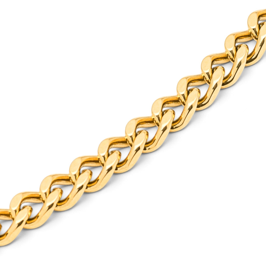 LULU Copenhagen Panzer Collier plaqué or Necklaces Gold Plated