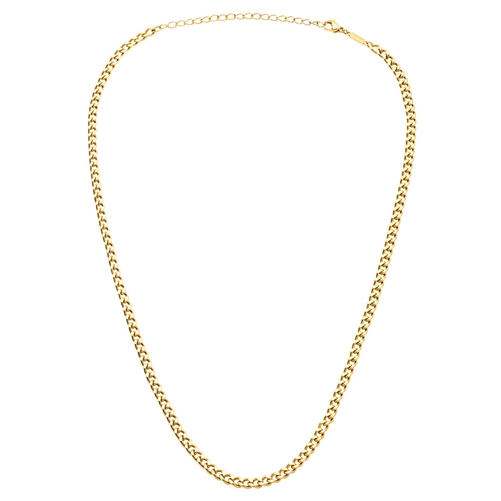 LULU Copenhagen Panzer Collier plaqué or Necklaces Gold Plated