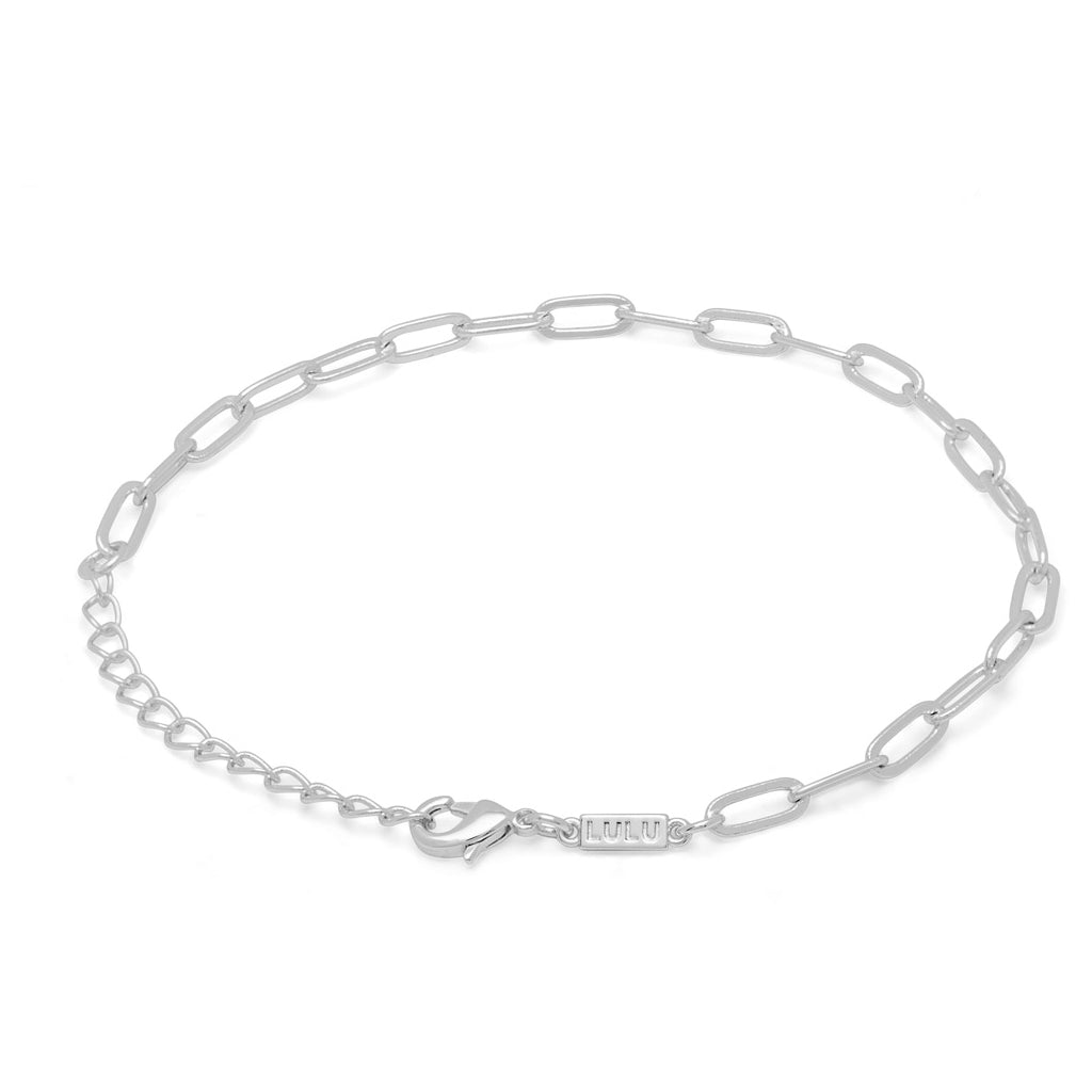 LULU Copenhagen Paperclip Bracelet argenté Bracelets Silver Plated