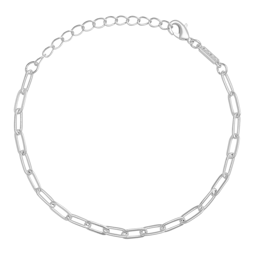 LULU Copenhagen Paperclip Bracelet argenté Bracelets Silver Plated