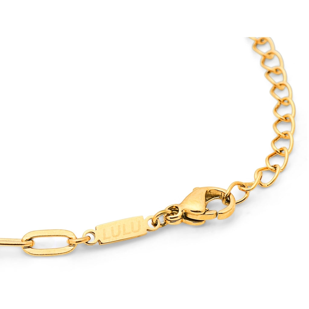 LULU Copenhagen Paperclip Bracelet plaqué or Bracelets Gold Plated